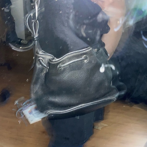 Dooney & Bourke Black Drawstring purse - Picture 6 of 8